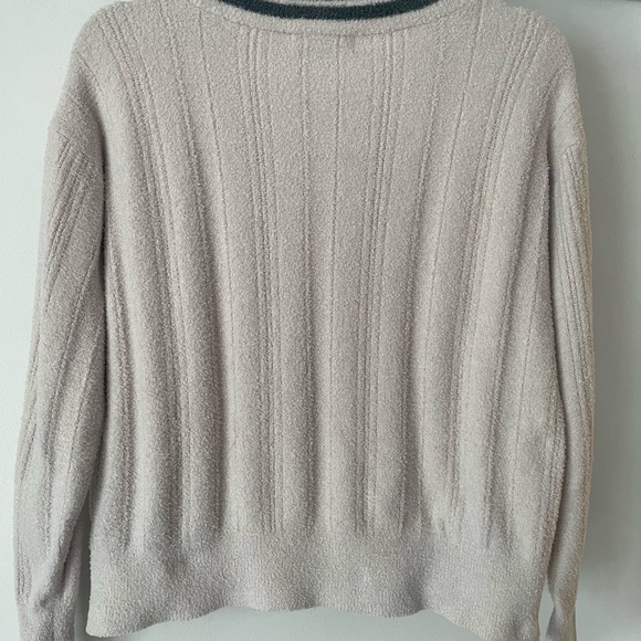 Barefoot Dreams CozyChic Lite Two-Piece Lounge Set Sand Dune/Juniper - Picture 7 of 12